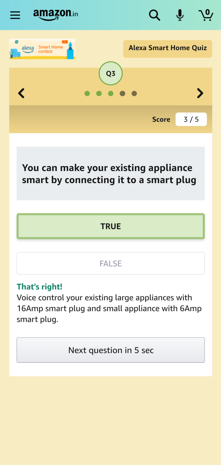 Alexa Smart Home Quiz Answers - Win 1 Alexa Smart Home Kit For Free