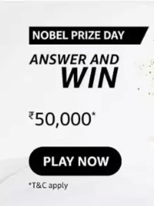 Amazon Nobel Prize Quiz Answers