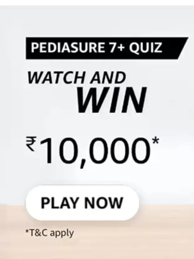 PediaSure 7+ Quiz Answers