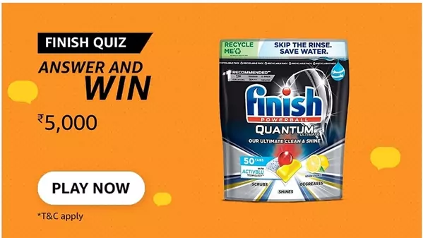 Finish Quiz Answers – Win Rs.5000 for free