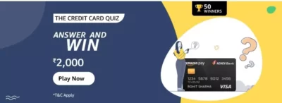 Amazon The Credit Card Quiz