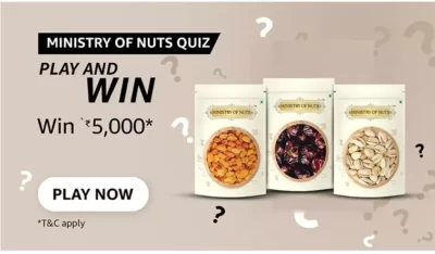 Amazon Ministry of Nuts quiz