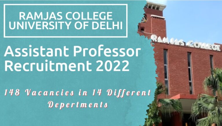 Ramjas College recruitment 2022: Don’t miss Posts, Salary, Last Date, details !!
