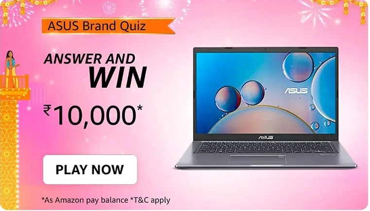 ASUS Brand Quiz Answers – Win Rs.10000 for free