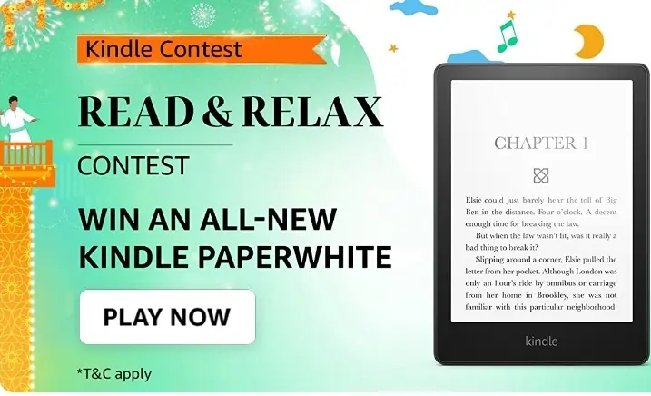 Amazon READ & RELAX CONTEST Answers – Win an ALL-NEW KINDLE PAPERWHITE for free