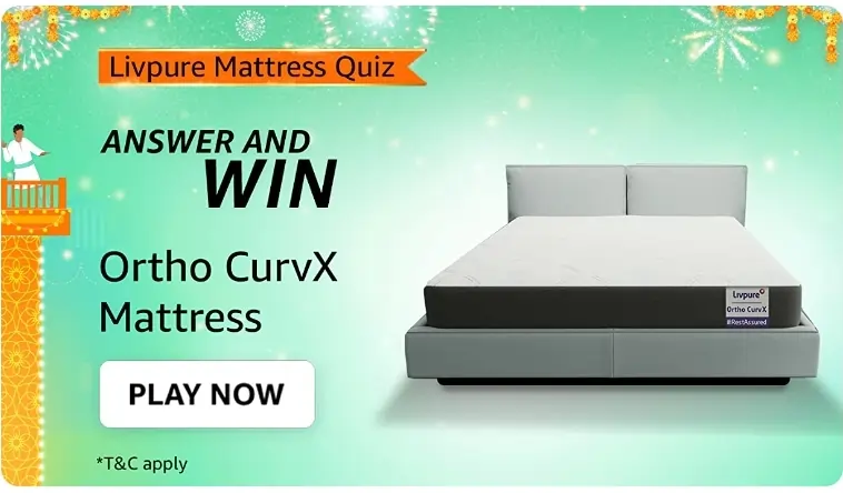 Livpure Mattress Quiz Answers – Win Ortho CurvX Mattress for free